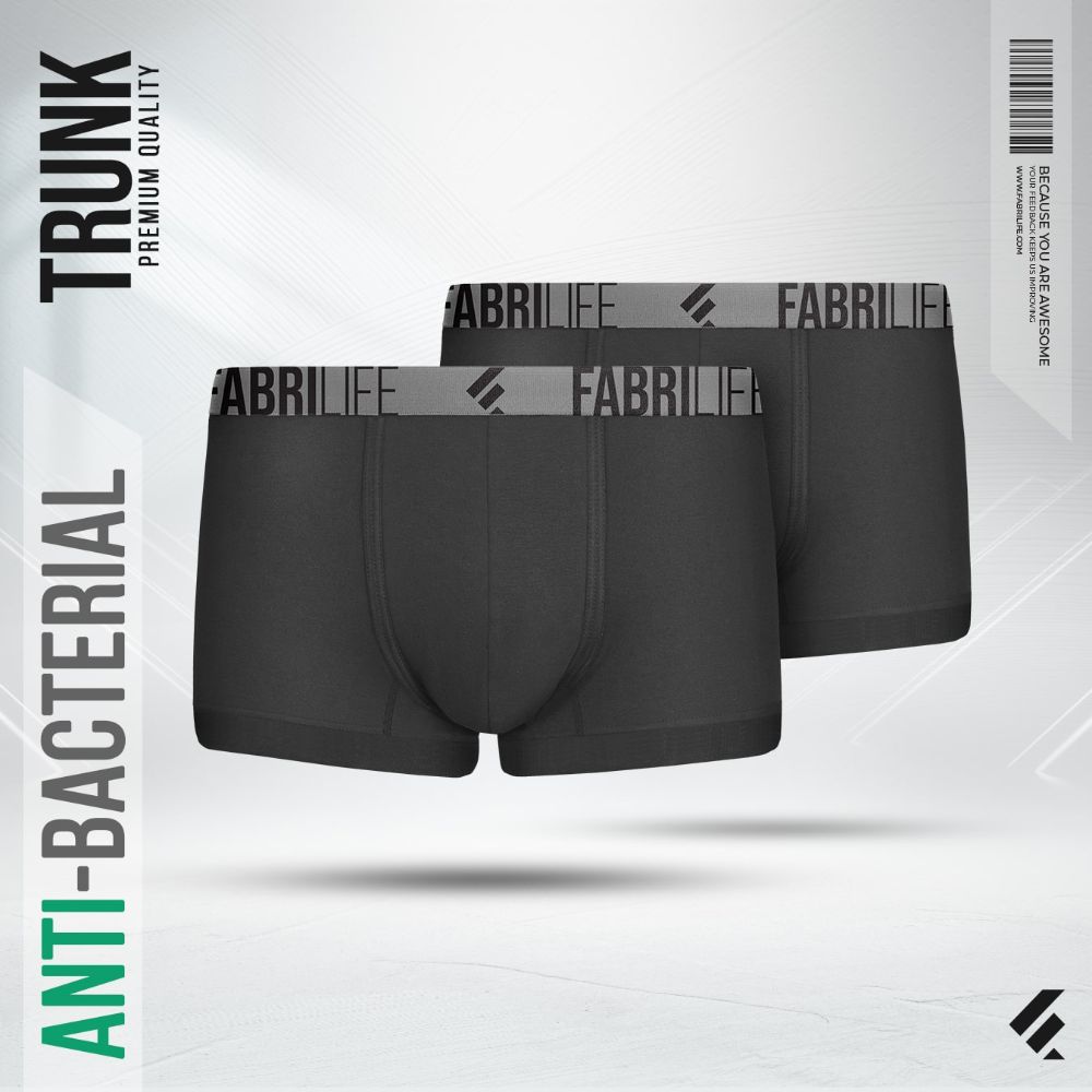 Mens Premium Antibacterial Trunk Combo -( Charcoal 2 pcs )